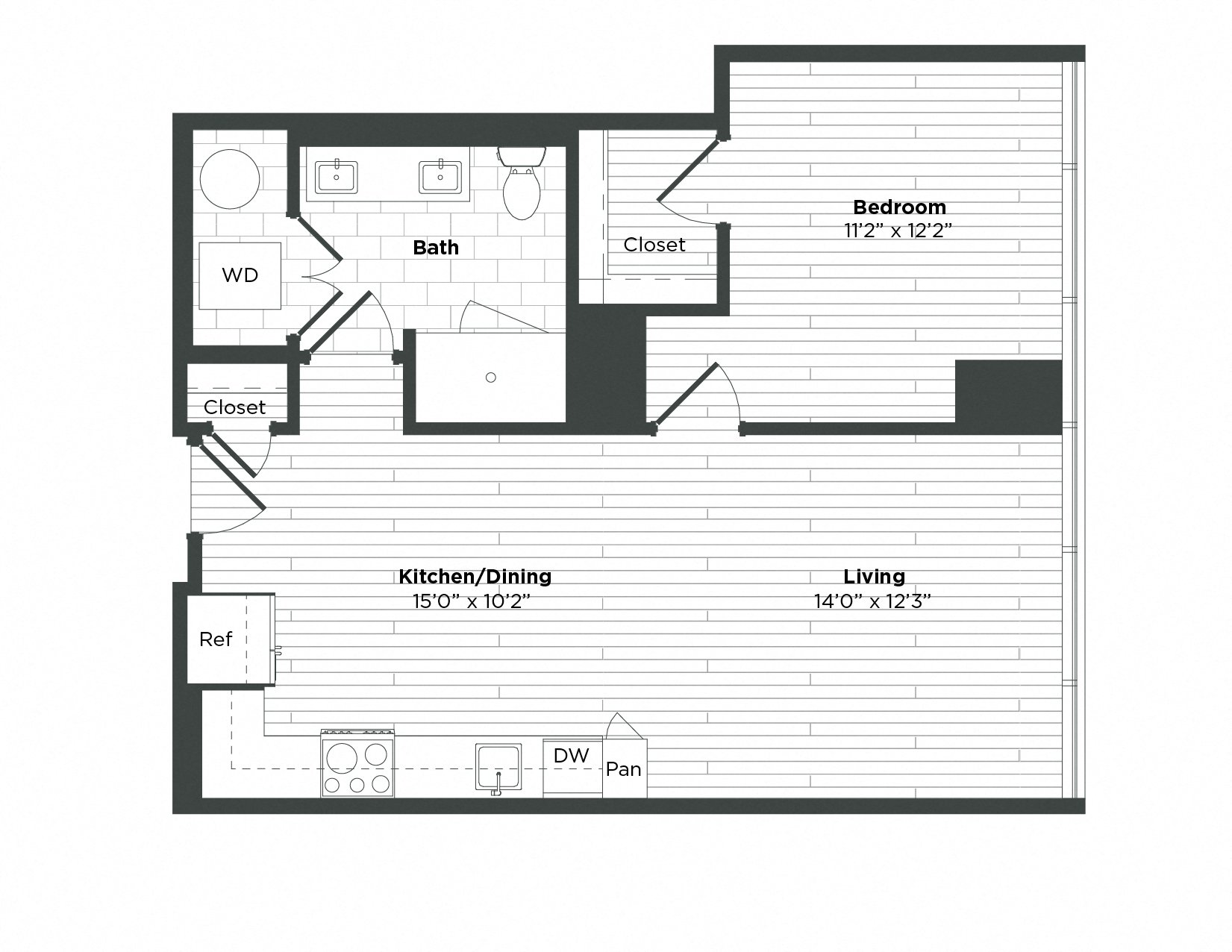 Apartment 2110 floorplan
